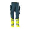 Afbeelding van Mascot Accelerate Safe Broek met spijkerzakken | 19131-711 | 4417-donkerpetrol/hi-vis geel