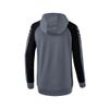 Afbeelding van ERIMA Six Wings trainingsjack met capuchon Dames | slate grey/zwart | 1032218
