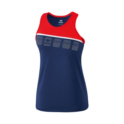 5-C tanktop Dames | new navy/rood/wit | 1081928