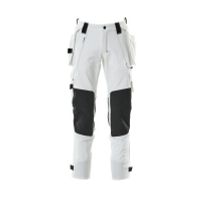 Mascot werkbroek met afneembare spijkerzakken, stretch | 17031-311 | 06-wit