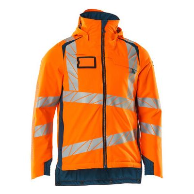 Foto van Mascot Accelerate Safe Winterjas | 19035-449 | 1444-hi-vis oranje/donkerpetrol