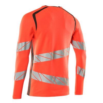 Foto van Mascot Accelerate Safe T-shirt, met lange mouwen | 19081-771 | 22218-hi-vis rood/donkerantraciet