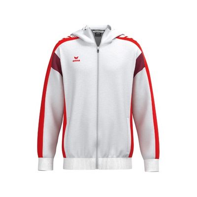 Foto van ERIMA CELEBRATE 125 Training Jacket with hood Kinderen | wit/rood | 1032583
