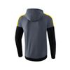 Afbeelding van Squad tracktop jack met capuchon | slate grey/zwart/geel | 1032005