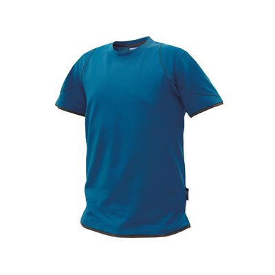 Dassy t-shirt KINETIC | 710019 | azuurblauw/antracietgrijs