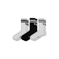 ERIMA Wings Socks 3pack Kinderen | wit/zwart | 2182612