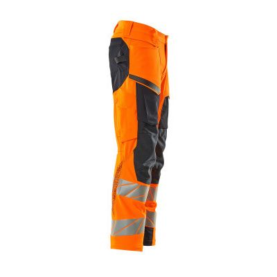 Foto van Mascot Accelerate Safe Broek met kniezakken | 19079-511 | 14010-hi-vis oranje/donkermarine