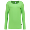Afbeelding van T-shirt Lange Mouw Dames | limegroen | 101010-37 | TRICORP WORKWEAR