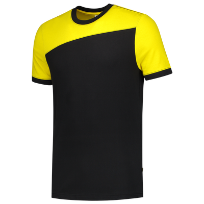 T-shirt Bicolor Naden | zwart/geel | 102006-0907 | TRICORP WORKWEAR T-shirt Bicolor Naden | zwart/geel | 102006-0907 | TRICORP WORKWEAR