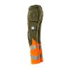 Afbeelding van Mascot Accelerate Safe Broek met spijkerzakken | 19131-711 | 3314-mosgroen/hi-vis oranje