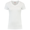 Afbeelding van T-shirt V Hals Fitted Dames | wit | 101008-06 | TRICORP WORKWEAR