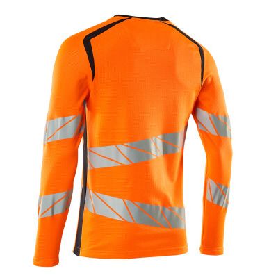 Foto van Mascot Accelerate Safe T-shirt, met lange mouwen | 19081-771 | 14010-hi-vis oranje/donkermarine