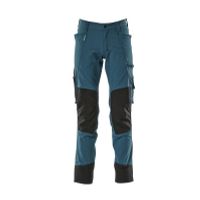 Mascot werkbroek met kniezakken, stretch, lichtgewicht | 17179-311 | 044-donkerpetrol