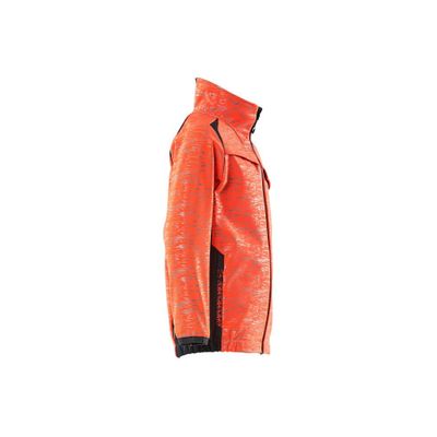 Foto van Softshell jas voor kinderen | 19902-291 | 22210-Hivis rood/donkermarine