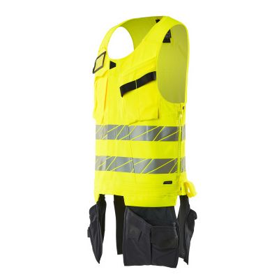 Foto van Mascot Accelerate Safe Gereedschapsvest | 19589-711 | 17010-hi-vis geel/donkermarine