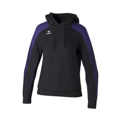 Foto van ERIMA EVO STAR sweatshirt met capuchon Dames | zwart/ultra violet | 1072429
