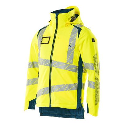 Foto van Mascot Accelerate Safe Winterjas | 19035-449 | 1744-hi-vis geel/donkerpetrol