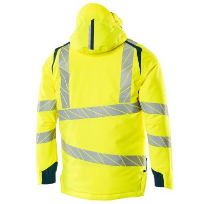 Foto van Mascot Accelerate Safe Winterjas | 19035-449 | 1744-hi-vis geel/donkerpetrol