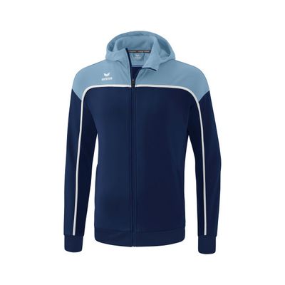 Erima Change trainingsjack met capuchon heren, new navy/faded denim/wit, 1032308