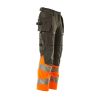 Afbeelding van Mascot Accelerate Safe Broek met spijkerzakken | 19131-711 | 1814-donkerantraciet/hi-vis oranje