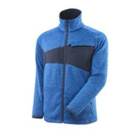 Mascot 18105-951 Gebreide trui met rits azur blauw/donker marine