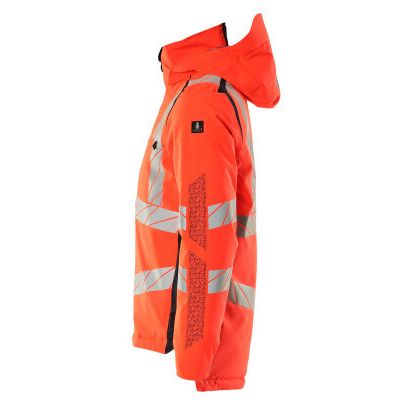 Foto van Mascot Accelerate Safe Winterjas | 19035-449 | 22210-hi-vis rood/donkermarine