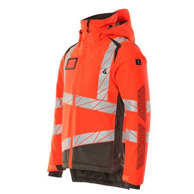 Foto van Mascot Accelerate Safe Winterjas | 19335-231 | 22218-hi-vis rood/donkerantraciet