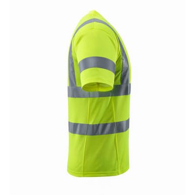 Foto van T-shirt, V-hals, klasse 2 | 18282-995 | 017-hi-vis geel