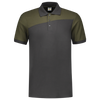 Afbeelding van Poloshirt Bicolor Naden | donkergrijs/legergroen | 202006-1813 | TRICORP WORKWEAR