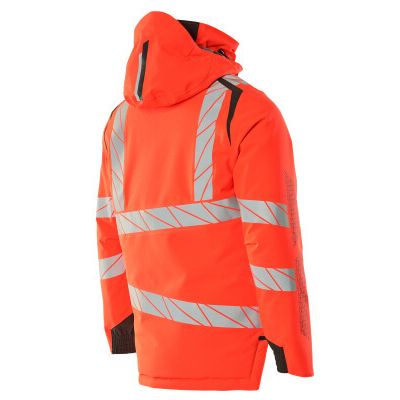 Foto van Mascot Accelerate Safe Winterjas | 19035-449 | 22218-hi-vis rood/donkerantraciet