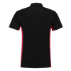 Afbeelding van Poloshirt Bicolor Borstzak | zwart/rood | 202002-0902 | TRICORP WORKWEAR