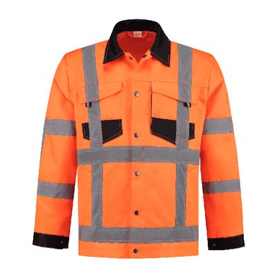 Werkjack RWS oranje 80% polyester/20% katoen| WJRWS8020 | 014-oranje
