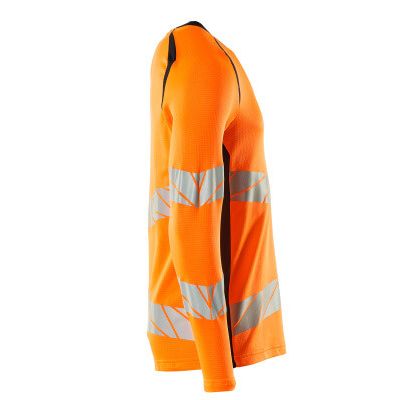 Foto van Mascot Accelerate Safe T-shirt, met lange mouwen | 19081-771 | 14010-hi-vis oranje/donkermarine