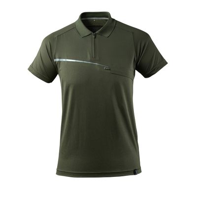 Polo met borstzak, vochtafdrijvend | 17283-945 | 033-mosgroen Polo met borstzak, vochtafdrijvend | 17283-945 | 033-mosgroen