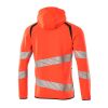 Afbeelding van Mascot Accelerate Safe Capuchontrui met rits | 19284-781 | 22210-hi-vis rood/donkermarine