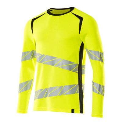 Foto van Mascot Accelerate Safe T-shirt, met lange mouwen | 19081-771 | 1709-hi-vis geel/zwart