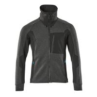 Sweater met rits, hoge kraag | 17484-319 | 09-zwart