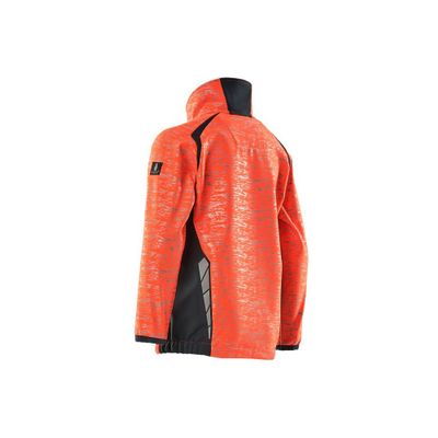 Foto van Softshell jas voor kinderen | 19902-291 | 22210-Hivis rood/donkermarine