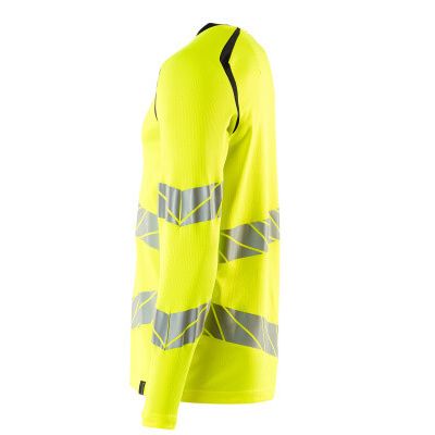 Foto van Mascot Accelerate Safe T-shirt, met lange mouwen | 19081-771 | 17010-hi-vis geel/donkermarine