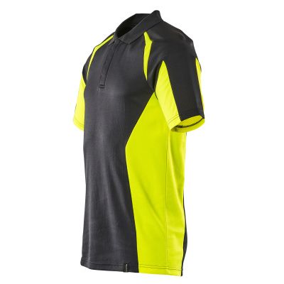 Foto van Mascot Accelerate Safe Poloshirt | 22083-771 | 0917-zwart/hi-vis geel