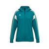 Afbeelding van ERIMA CELEBRATE 125 Training Jacket with hood Dames | tahitian blue/mint | 1032620