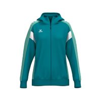 ERIMA CELEBRATE 125 Training Jacket with hood Dames | tahitian blue/mint | 1032620