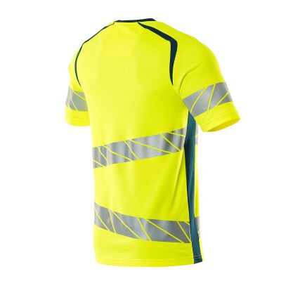 Foto van Mascot Accelerate Safe T-shirt | 19082-771 | 1744-hi-vis geel/donkerpetrol