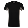 Afbeelding van T-shirt Bicolor Borstzak | zwart/grijs | 102002-09 | TRICORP WORKWEAR