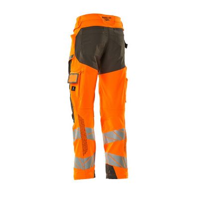 Foto van Mascot Accelerate Safe Broek met kniezakken | 19079-511 | 1418-hi-vis oranje/donkerantraciet