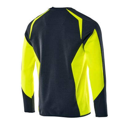 Foto van Mascot Accelerate Safe Sweatshirt | 22084-781 | 01017-donkermarine/hi-vis geel