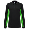 Afbeelding van Polosweater Bicolor Dames | zwart/limegroen | 302002-0937 | TRICORP WORKWEAR