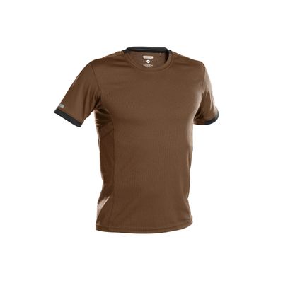 Dassy t-shirt NEXUS | 710025 | leembruin/antracietgrijs
