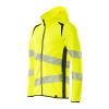 Afbeelding van Mascot Accelerate Safe Capuchontrui met rits | 19284-781 | 17010-hi-vis geel/donkermarine