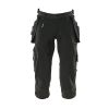 Afbeelding van Driekwart broek, spijkerzakken, stretch | 17049-311 | 09-zwart